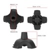 Cane Tip, Cane Tip Support Cane Pad Non-Slip Rubber Four