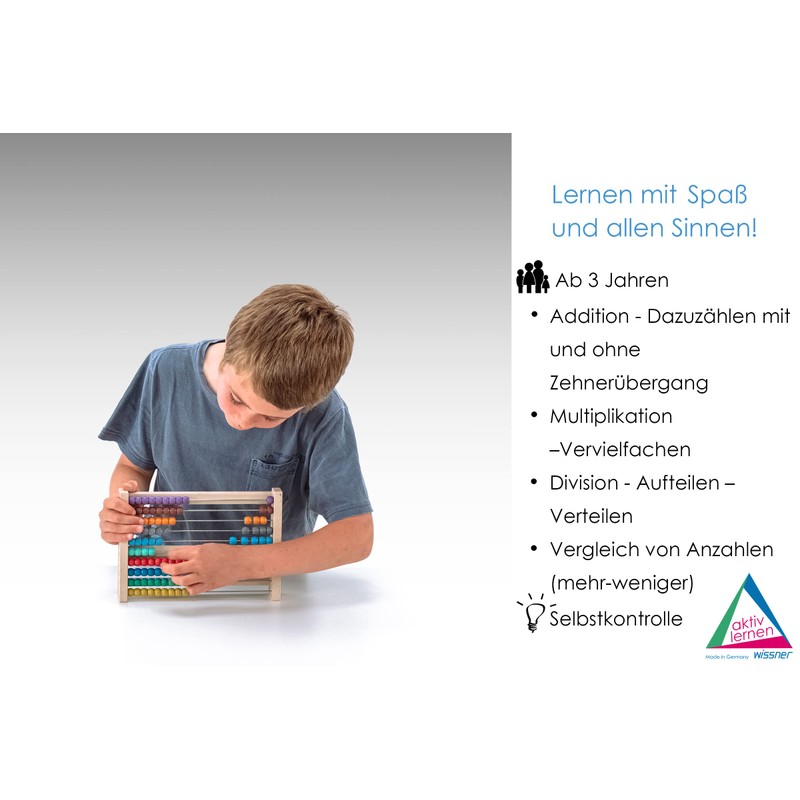 WISSNER aktiv lernen 080203.700 Abacus Colourful