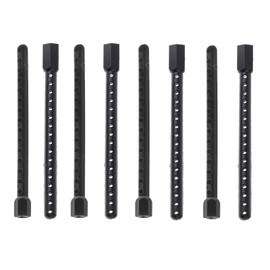HeyMi 8Pcs RC Plastic Body Post Mounts,RC Car Shell Column Compatible with HSP Redcat Racing Lightning EP Drift STK STR EPX PRO 110 Scale RC Model Car(70mm)