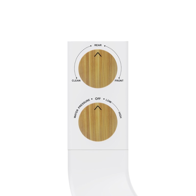 BIDETbidet Left/Right Reversible FRESH WATER DELUXE (NEW Off White Color)
