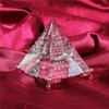 Waltz&F Crystal Sanskrit Pyramid with Pillars Home Office Party Desk