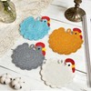 Drink Coasters, Decorative Bar Coasters, 4Pack Cute Coffee Coasters, Animal