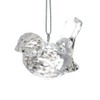 Gisela Graham Crystal Glass Effect Bird Hanging Christmas Decoration