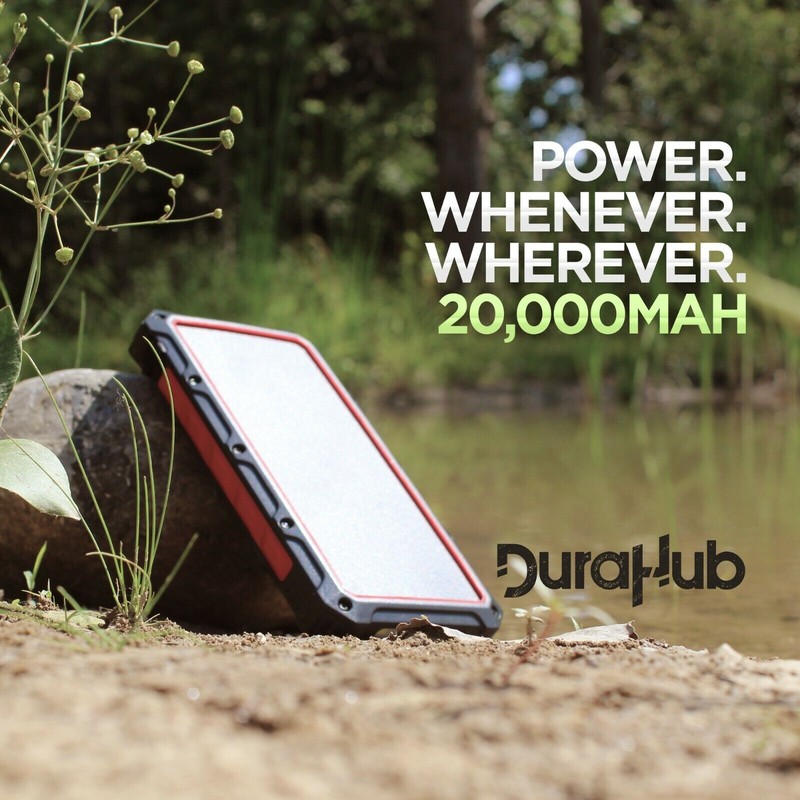 Sirius Survival DuraHub - Solar Power USB Battery Bank with