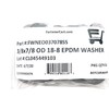 Stainless Steel Neoprene EPDM Washers 3/8 ID x 7/8 OD