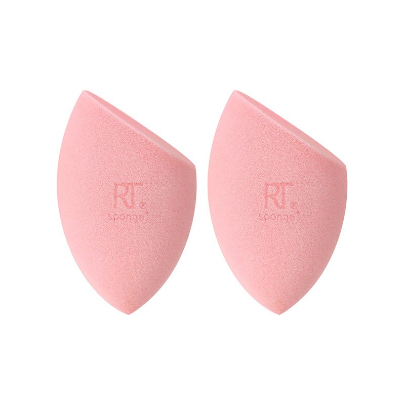 REAL TECHNIQUES MIRACLE POWDER SPONGE DUO, PINK - REAL TECHNIQUES