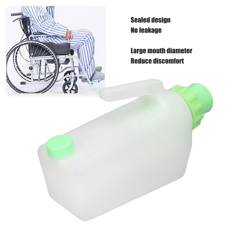 Male Urine Bottle Reusable Spill Proof Thicken Portable 1000ml Urinal