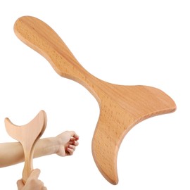 Wooden Lymphatic Drainage Massage Tool,Gua Sha Body Sculpting & Cellulite Remover for Back, Legs and Neck Wood Therapy Massager for Muscle Relief & Body Shaping