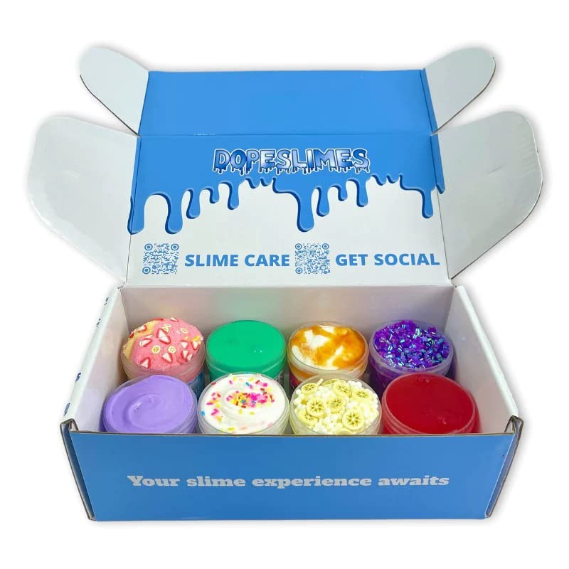 Slime Texture Sampler Pack (8 x 2.5oz) - Variety Textured