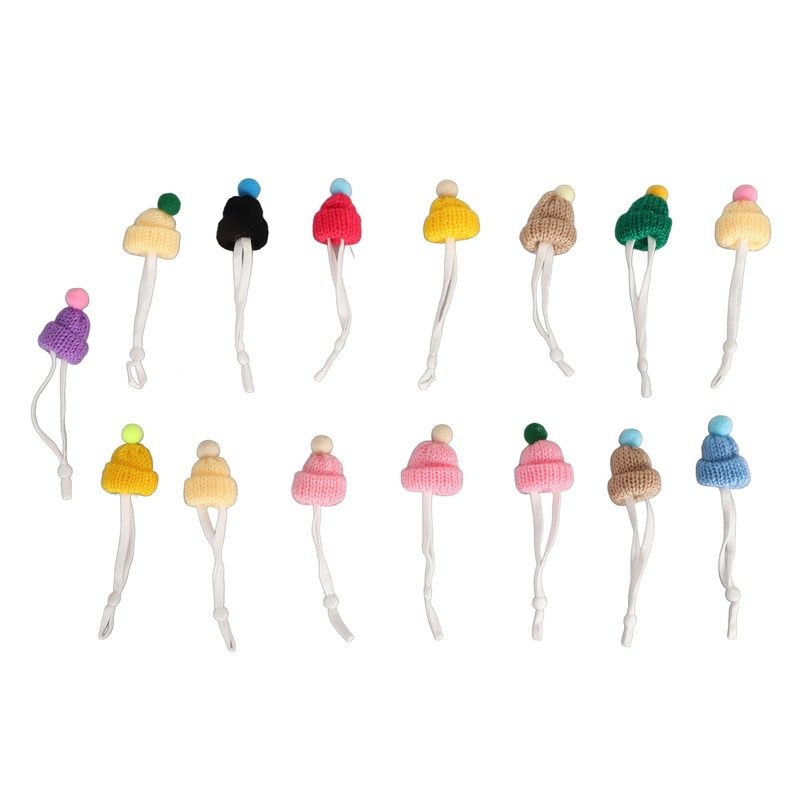 15pcs Small Christmas Knit Hats Exquisite Innovative Cute Stylish Small