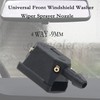 2 PCS Universal Windshield Washer Nozzle Arm Mounted Jets Nozzles