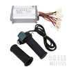 48V 1000W Motor Brushed Controller Twist Throttle with Lock Key