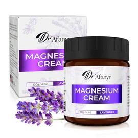 Magnesium Cream for Sleep – Lavender Magnesium Lotion for Soothing Anxiety & Relieve Neuropathy Muscle Relaxation, Topical Magnesium Butter Infused with Natural Extracts Moisturizer for Daily Use(4oz)