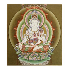仏画色紙 色紙 虚空蔵菩薩 こくぞうぼさつ