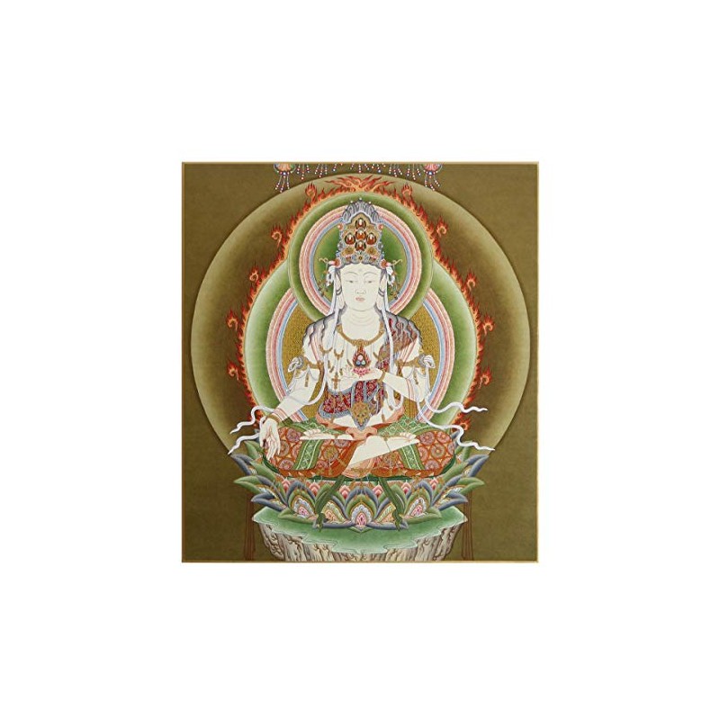 仏画色紙 色紙 虚空蔵菩薩 こくぞうぼさつ