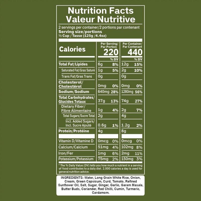 Eat Regal Ready to Eat Tikka Masala Rice, 8g Protein