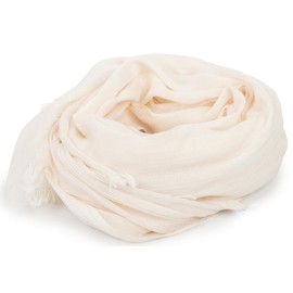 XuoAz Women Summer Cotton Blend Scarfs Lightweight Large Lined Shawl Wrap Beach Travel Wrap