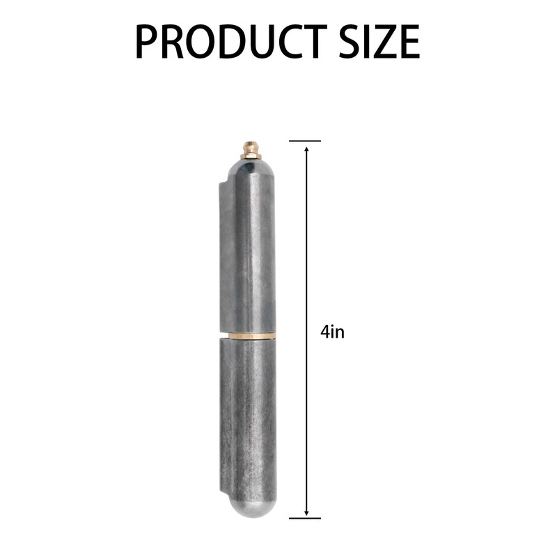 5PCS Weld On Hinges, Heavy Duty 4 Inch Carbon Steel