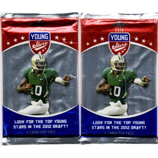 2012 Leaf Young Stars Football Cards Packs - Lot of