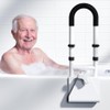 Adjustable Height Bathtub Handle Grab Bar, Bathtub Safety Rail &