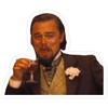 Stickers Leonardo Dicaprio Laughing Meme Water Bottle Decals (3 Pcs/Pack)