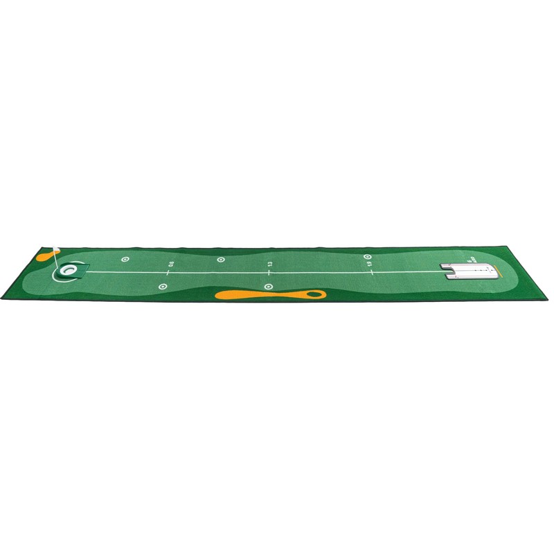 GLANC Golf Putting Practice Mat Set with Alignment Mirror &
