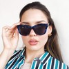 V.W.E. 2 Pairs Women Bifocal Round Oversized Reading Sunglasses -