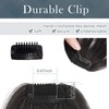 BARSDAR Clip in Fringe Human Hair 100% Real Hair Fringe