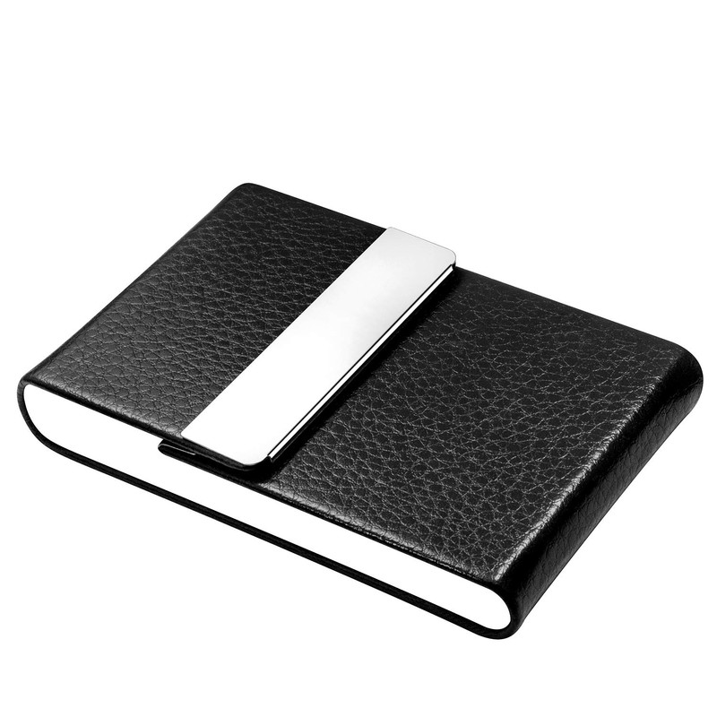 Padike Professional Business Card Holder PU Leather Business Card Case