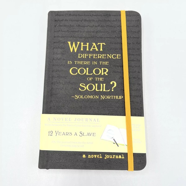 A Novel Journal: 12 Years A Slave. Journal Lines Are