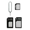 Nano SIM Card Adapter, Converter Kit Nano to Micro SIM/Standard with Tray Eject Pin