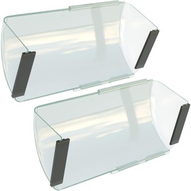 Home Intuition Adjustable Magnetic Heat and Air Deflector for Vents, Sidewall, and Ceiling Registers (2)