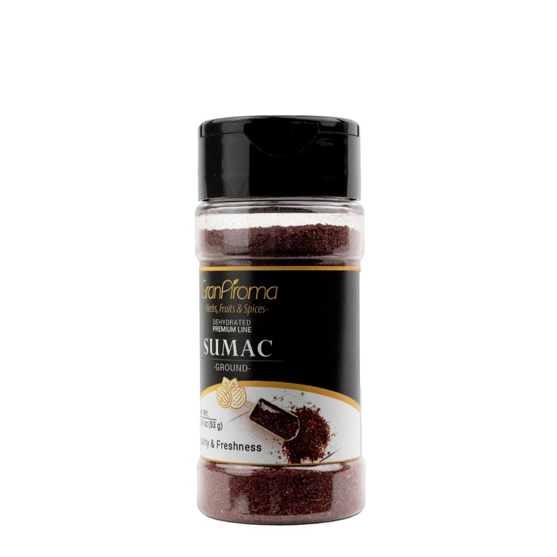 GranAroma Ground Sumac, Middle Eastern Cuisine, Tart Flavor (2.24 Ounce)