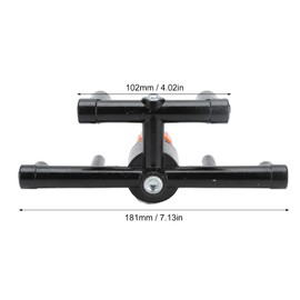 Air Pressure Regulator Valve Accessory Aluminum Alloy Pressure Regulator Valve Outlet Tube M5, G1/4, G1/8