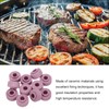MECCANIXITY 15 Pcs Ceramic Insulator Bead, 7 x 19.5 x