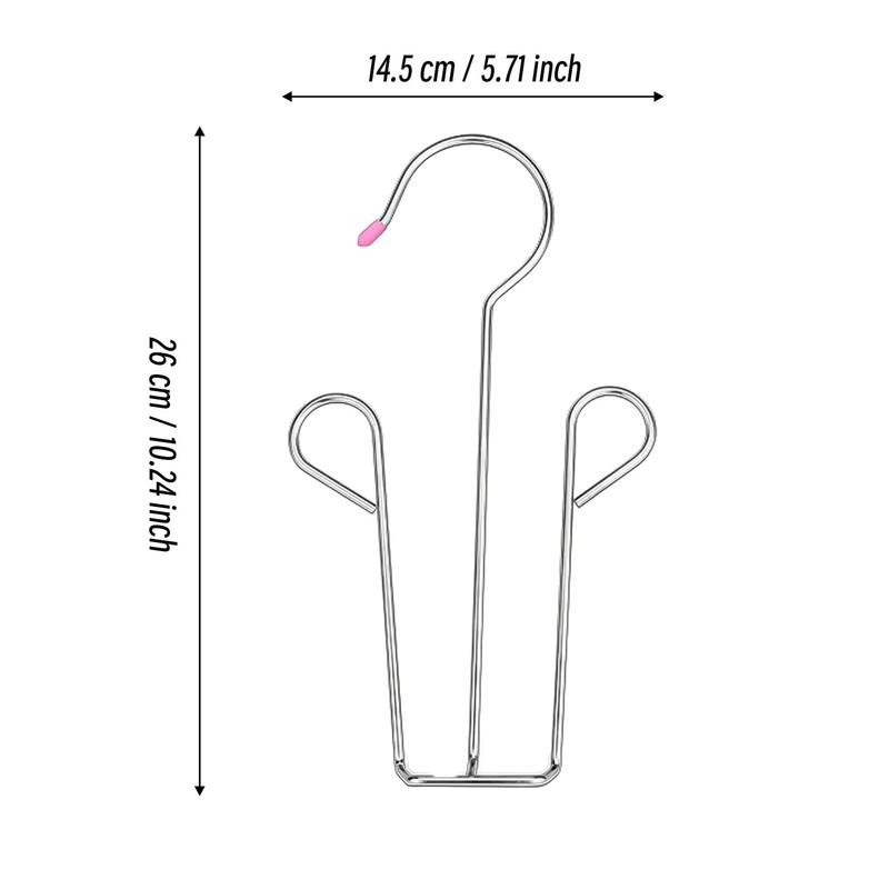 Stainless Steel Shoe Drying Rack 4 Pack, Shoe Hanger(A)