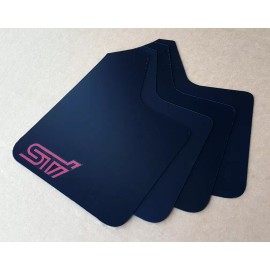 StreetRays [Originals] [SR] Mud Flaps Set BLACK with Custom Vinyl Logo A