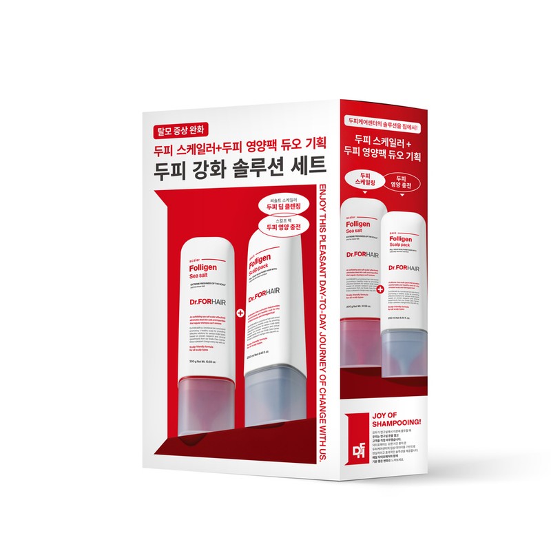Dr.forhair Intensive Scalp Care Solution 2P Set (Scaler 300ml+Scalp Pack