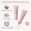 2 Pcs Purifying Exfoliating Gel - Gentle Exfoliating Gel Scrub