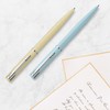 Waterman Graduate Allure ballpoint pen, black paint, medium tip, blue
