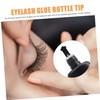 minkissy Eyelash Glue Bottle Needles Glue Bottle Replacements Anti-Blockage Needle