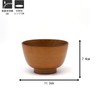 Yamanaka Lacquer T-927298 Kyoto Type Barrel Heather Soup Bowl, Brown