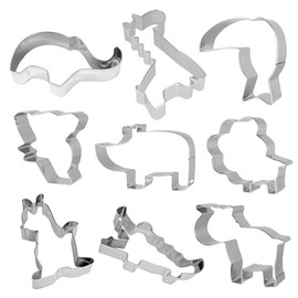 Ausstechformen Kinder Tiere Tierformen Ausstecher Ausstechformen Brot PläTzchenausstecher Tiere Set PläTzchenformen Aus Edelstahl Metall Perfekt FüR Keks,Backen Fondant PläTzchen,Tortendekorationen