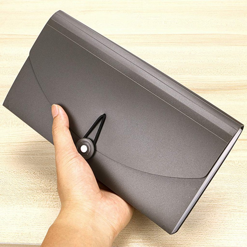 JuxYes 13 Pockets Expanding Accordion File Folder Expandable File Organizer