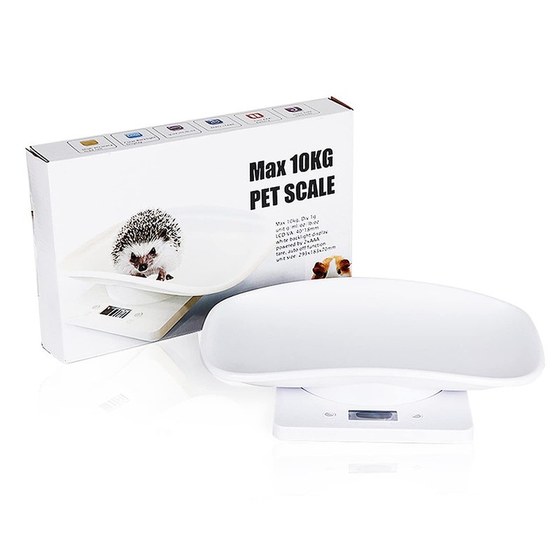 Digital Mini Pet Scale, Small Animal Weight Scale, Portable LCD