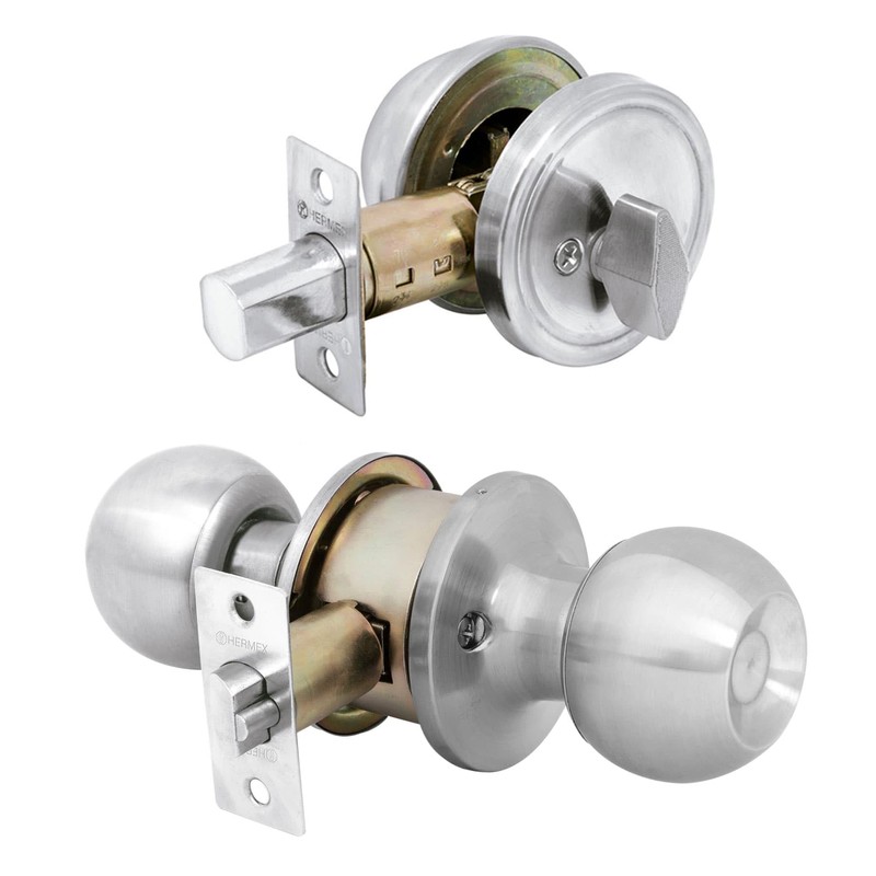 Hermex CMB-31P, Combo cerraduras llave-mariposa apertura con la misma llave