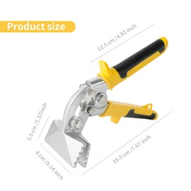 Sheet Metal Bender, 3 Inch Hand Seamers, Straight Jaw Sheet Metal Bender Tools, for Bending and Flattening Sheet Metal, Ergonomic Handle