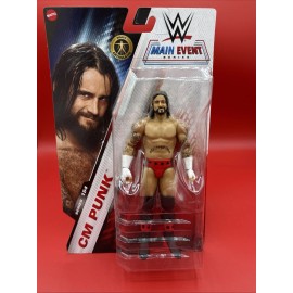 Mattel CM PUNK - WWE WWF Mattel Main Event Series 154 New Mint Rare In Hand