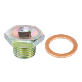 A ABSOPRO Oil Pan Screw M16 x 1.5 Oil Drain Plug with Sealing Ring Oil Pan for Peugenot