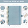 EMSHOI Bullet Dotted Journal Spiral Notebook - 300 Pages, A4